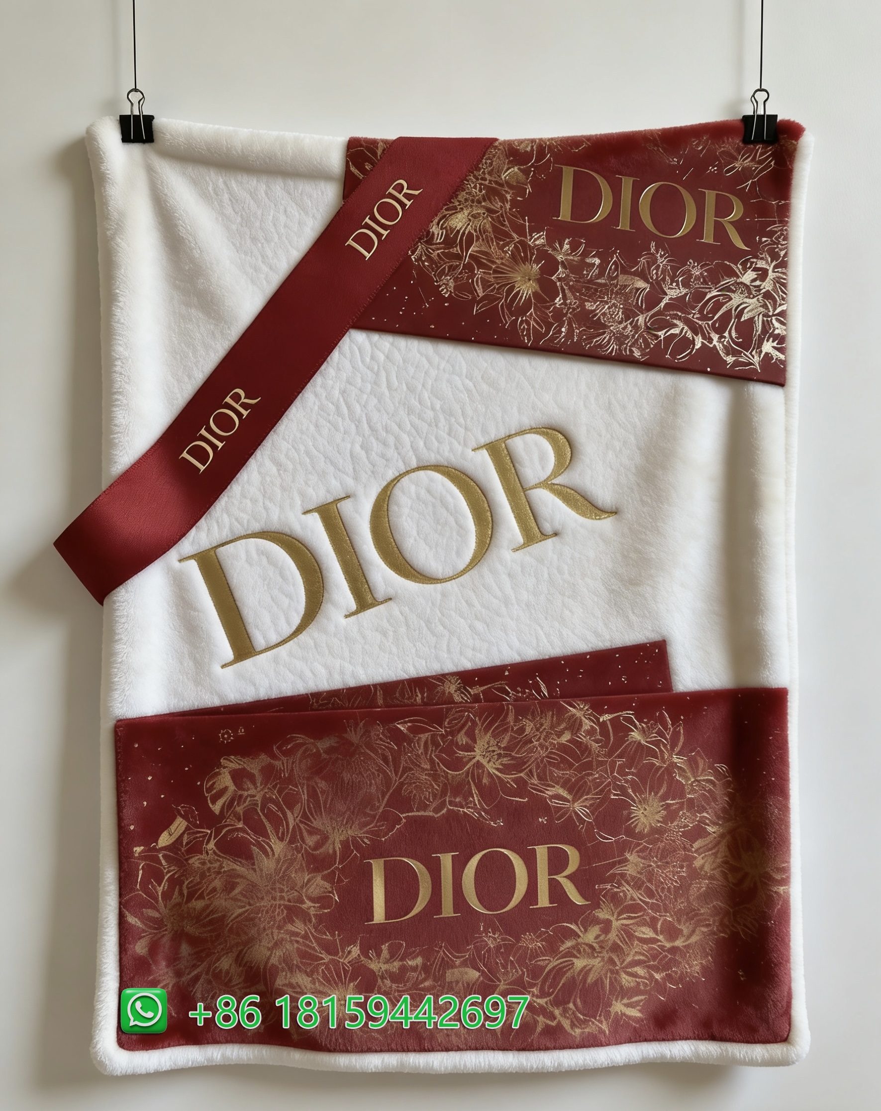 Dior Throw Blankets
